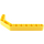LEGO Yellow Beam 3 x 3.8 x 7 Bent 45 Double (32009 / 41486)