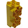 LEGO Yellow Brick 2 x 2 x 3.3 Octagonal With Side Studs (6042)