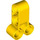 LEGO Yellow Cross Block 2 X 3 with Four Pinholes (32557)