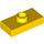 LEGO Yellow Plate 1 x 2 with 1 Stud (with Groove) (3794 / 15573)