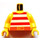LEGO Yellow Red and White Striped Tank Top (973)